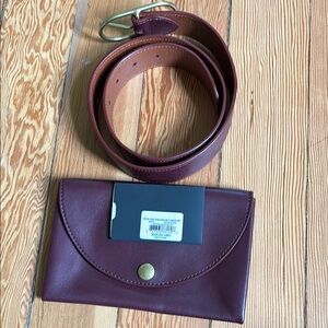 Burgundy Leather Belt Bag - Shinola Detroit